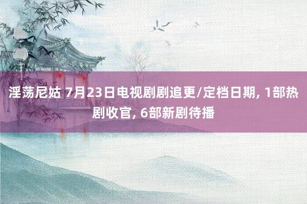 淫荡尼姑 7月23日电视剧剧追更/定档日期, 1部热剧收官, 6部新剧待播