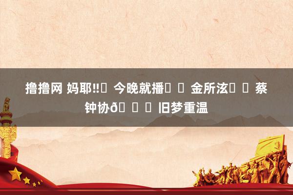 撸撸网 妈耶‼️今晚就播❗️金所泫✖️蔡钟协🎉旧梦重温