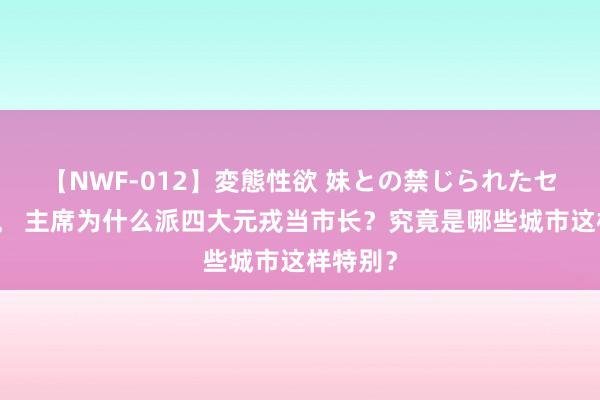 【NWF-012】変態性欲 妹との禁じられたセックス。 主席为什么派四大元戎当市长？究竟是哪些城市这样特别？