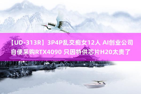 【UD-313R】3P4P乱交痴女12人 AI创业公司自便采购RTX4090 只因特供芯片H20太贵了