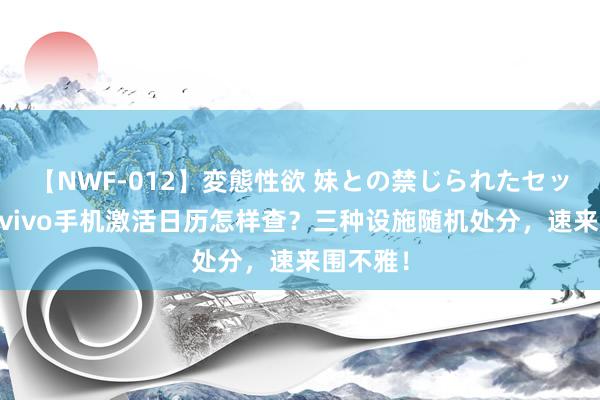 【NWF-012】変態性欲 妹との禁じられたセックス。 vivo手机激活日历怎样查？三种设施随机处分，速来围不雅！