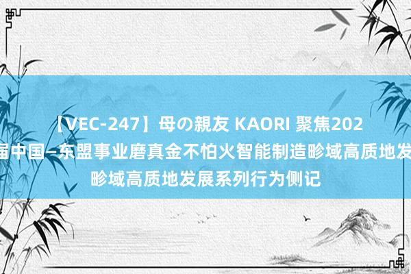 【VEC-247】母の親友 KAORI 聚焦2024相似周丨第六届中国—东盟事业磨真金不怕火智能制造畛域高质地发展系列行为侧记